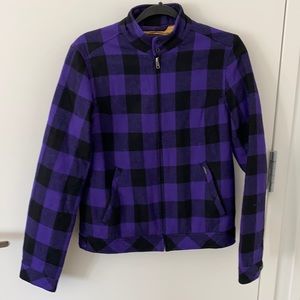 Purple plaid Carhartt jacket